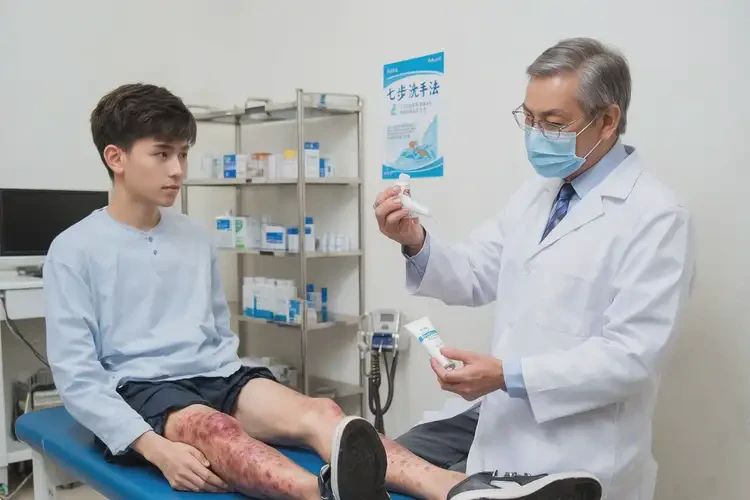 青年人小腿上偶爾長(zhǎng)濕疹可不可以徹底自愈(圖1)