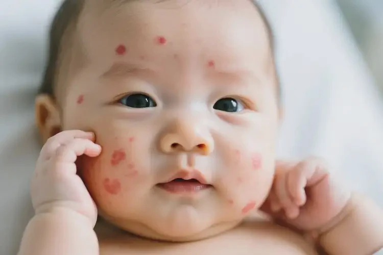 嬰兒臉上偶爾長(zhǎng)濕疹可以徹底自愈嗎(圖4)