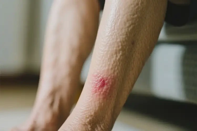 高齡老人小腿經(jīng)常起濕疹不管它會(huì)自己自愈嗎(圖1)