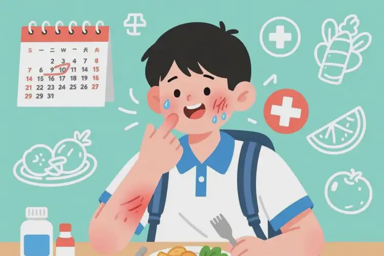 大學(xué)生面部起濕疹能夠徹底治愈嗎(圖2)