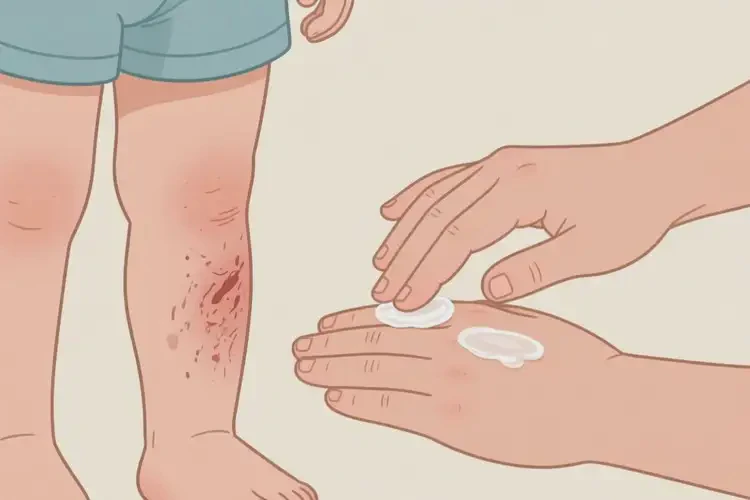 小兒小腿上偶爾起濕疹能夠徹底治愈嗎(圖3)