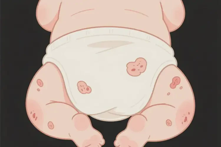 小兒屁股上偶爾起濕疹不管它會自己自愈嗎(圖3)