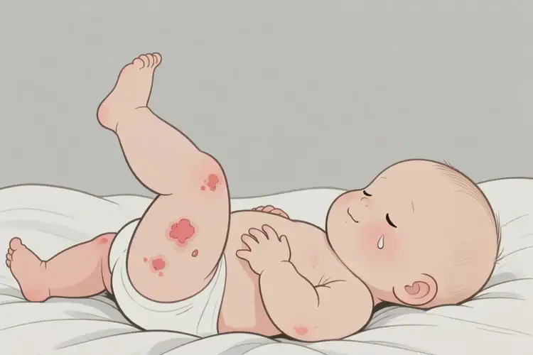 嬰兒大腿經(jīng)常起濕疹不管它會(huì)自己痊愈嗎(圖2)