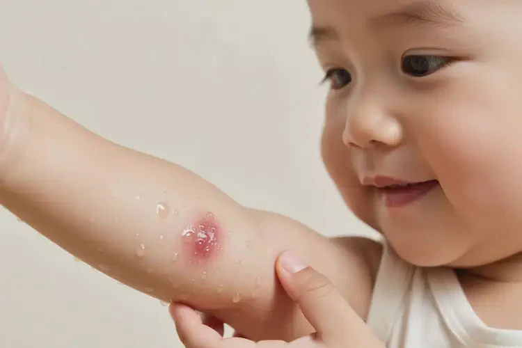 小儿手臂上出湿疹能靠自己自愈吗(图1)