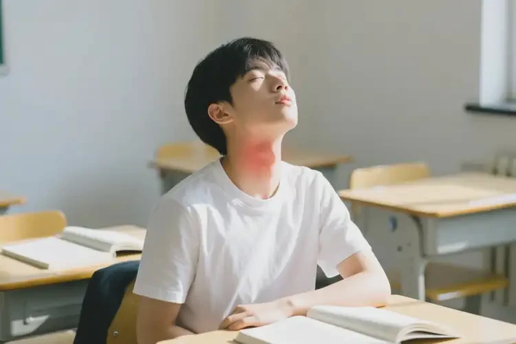 大学生脖子上出湿疹能够彻底治愈吗(图2)