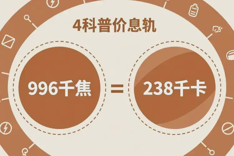 996千焦等于多少千卡(图1)