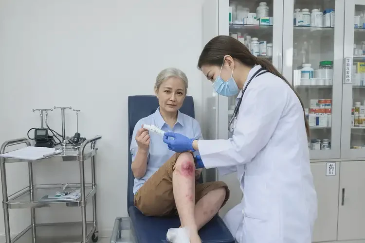 女人小腿上有濕疹不管它會自己好嗎(圖3)