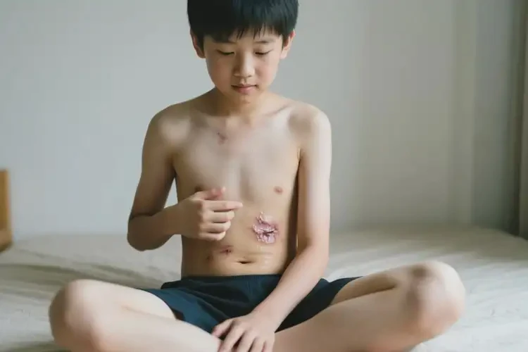 青少年肚子上偶爾長濕疹可以徹底自愈嗎(圖3)