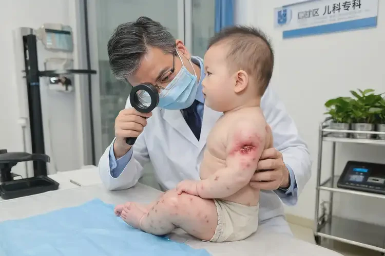 寶寶大腿上容易起濕疹能靠自己自愈嗎(圖1)