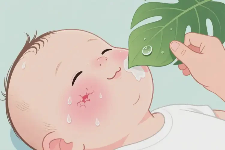 寶寶面部偶爾長濕疹能夠徹底治愈嗎(圖1)