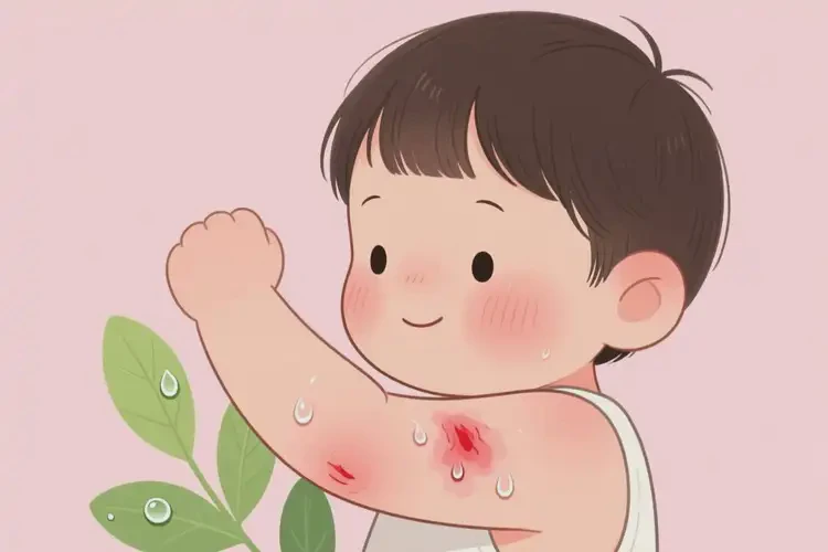小兒手臂上容易長濕疹能徹底自愈嗎(圖2)