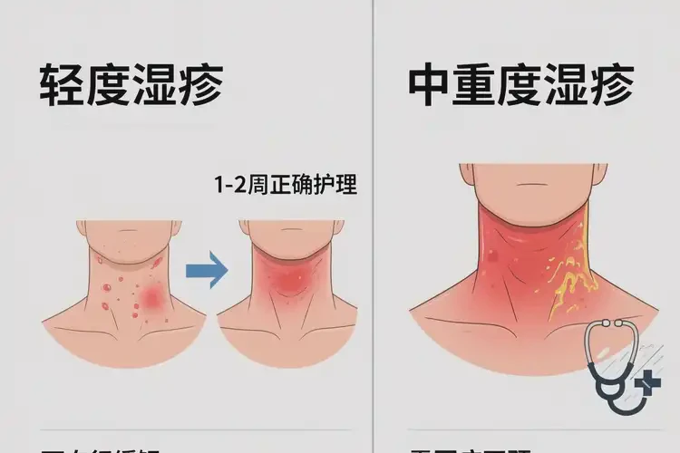 中學(xué)生脖子上長濕疹能徹底自愈嗎(圖1)
