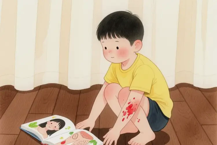 小學生四肢容易起濕疹不管它會自己痊愈嗎(圖2)