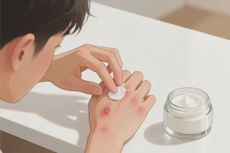 青年人手上容易起濕疹不管它會(huì)自己痊愈嗎(圖2)