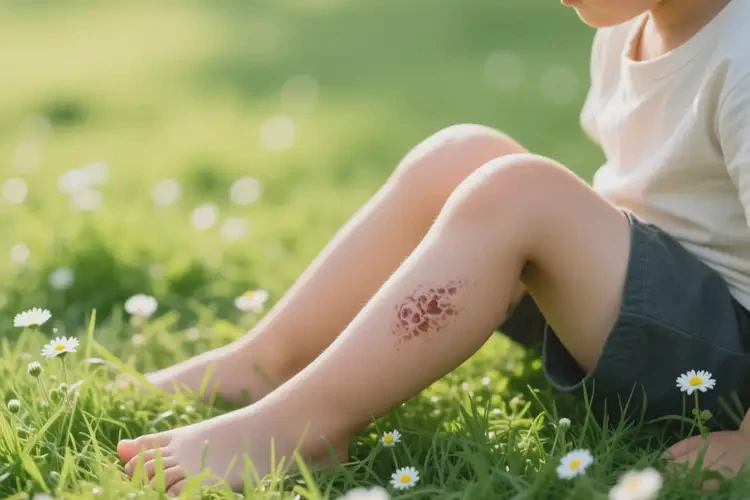 少兒小腿上有濕疹不管它會自己痊愈嗎(圖2)