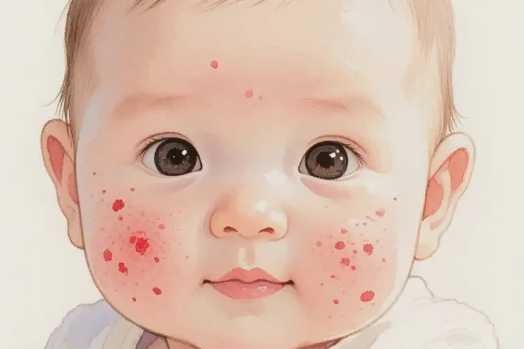 小兒面部經(jīng)常起濕疹不管它會自己痊愈嗎(圖4)