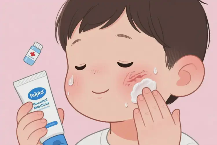 孩子面部偶爾起濕疹可以徹底自愈嗎(圖3)