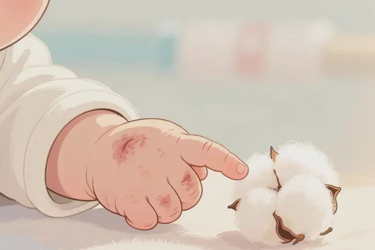 寶寶手上經(jīng)常起濕疹不管它會(huì)自己好嗎(圖1)