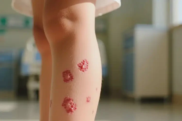 小孩小腿上容易起濕疹能徹底自愈嗎(圖4)