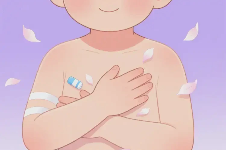 少兒手臂上容易起濕疹可以徹底自愈嗎(圖1)