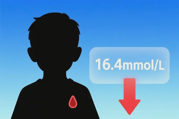 小孩下午血糖16點4是糖尿病嗎(圖1)