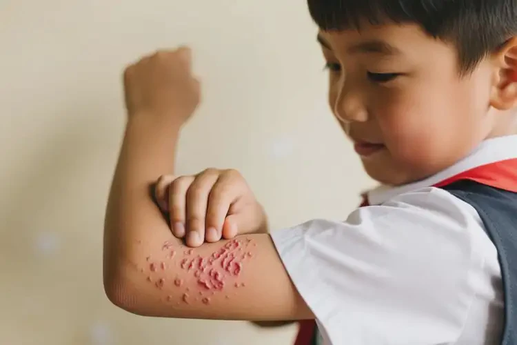 小學(xué)生手臂起濕疹能靠自己自愈嗎(圖4)