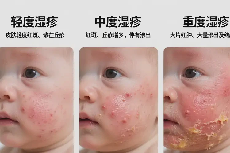 寶寶臉上有濕疹不管它會(huì)自己自愈嗎(圖3)