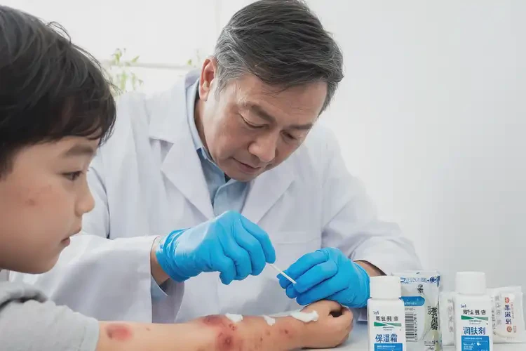 小學生手臂長濕疹不管它會自己自愈嗎(圖3)