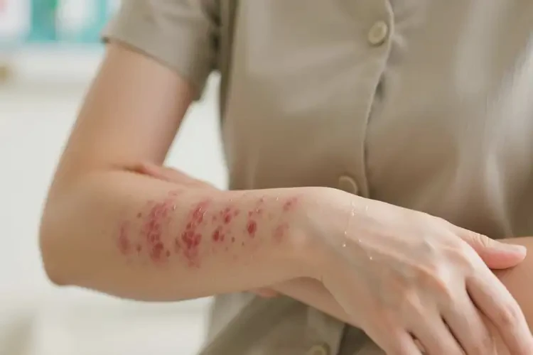 女性手臂起濕疹可以徹底自愈嗎(圖4)