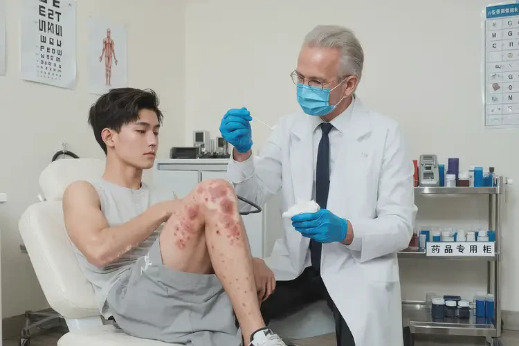男生大腿長濕疹能夠徹底治愈嗎(圖3)