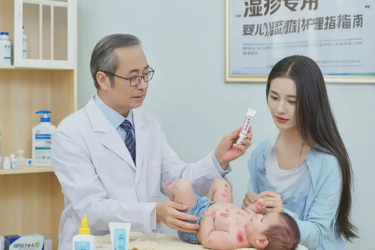 嬰兒肚子經(jīng)常長濕疹不管它會自己痊愈嗎(圖1)