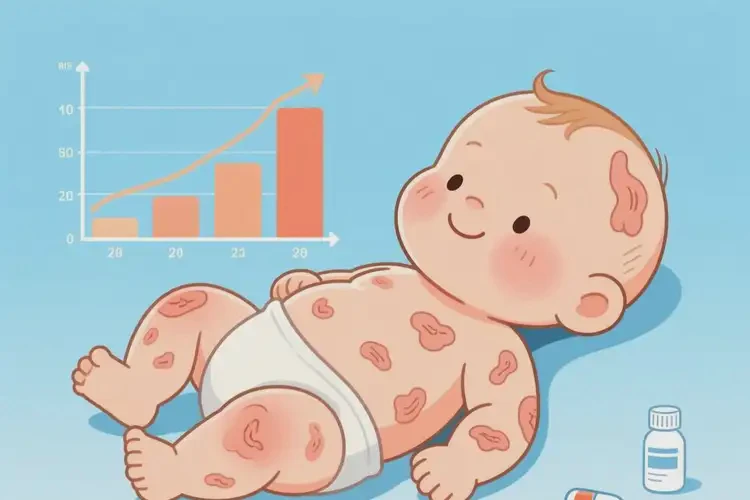 嬰幼兒全身出現濕疹能徹底自愈嗎(圖4)