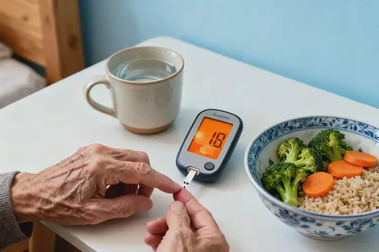 老年人中餐血糖28(图1)