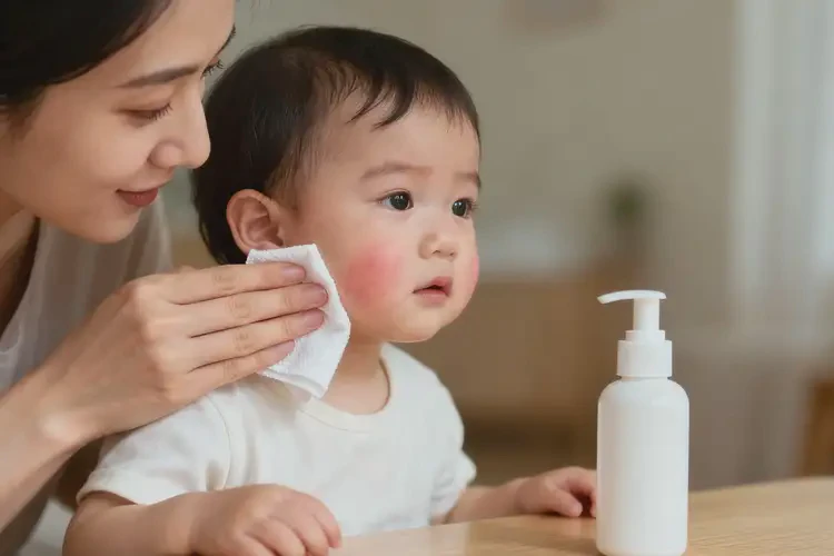 少兒面部長(zhǎng)濕疹不管它會(huì)自己好嗎(圖4)