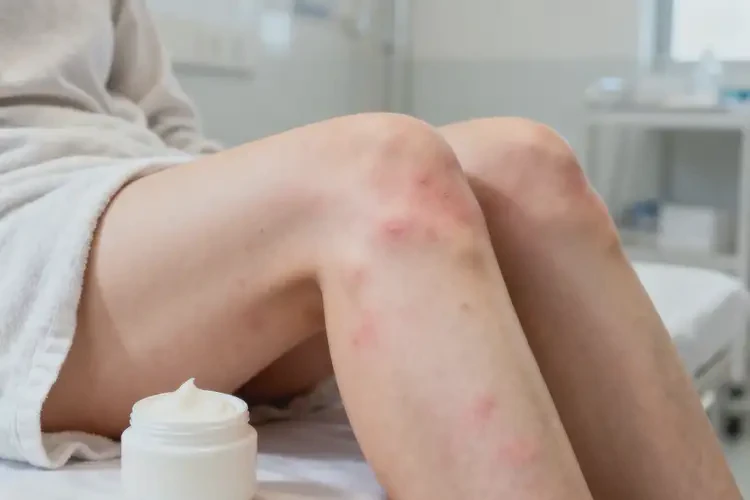 女生大腿偶爾起濕疹不管它會自己自愈嗎(圖1)