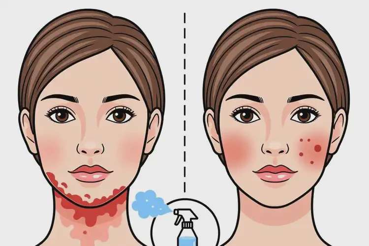 女人臉上經常長濕疹能夠徹底治愈嗎(圖2)