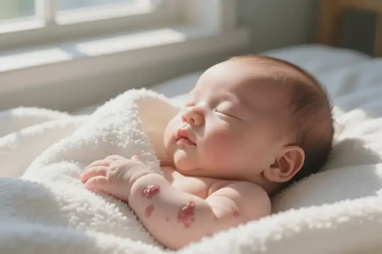 嬰兒手上出濕疹可以徹底自愈嗎(圖3)