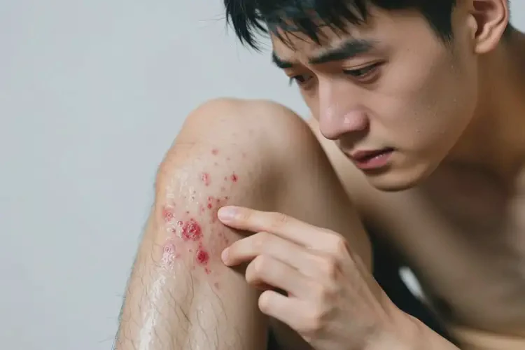 青年人小腿上長濕疹不管它會自己自愈嗎(圖4)