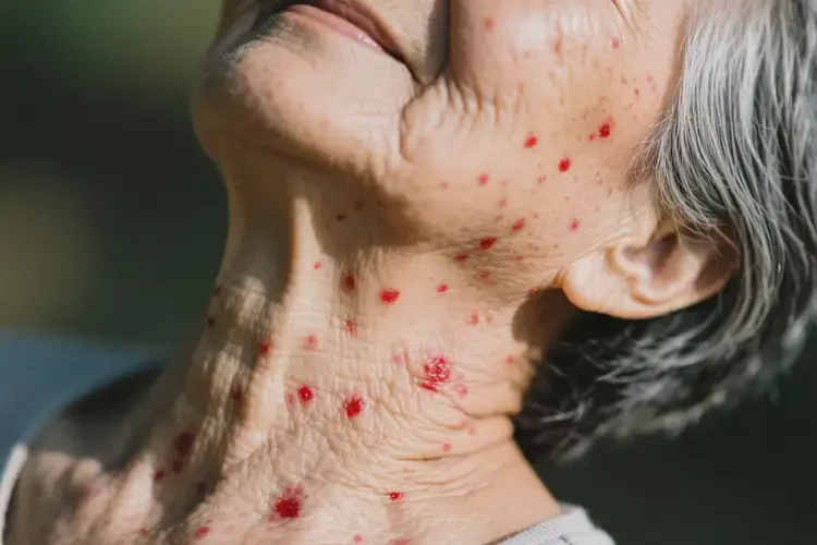 高齡老人脖子上容易起濕疹不管它會自己痊愈嗎(圖2)