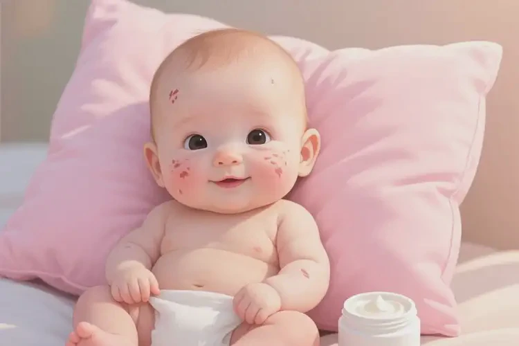 嬰幼兒臉上起濕疹能夠徹底治愈嗎(圖1)