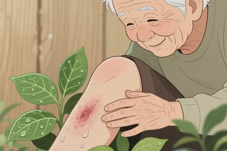 老人小腿上起濕疹可不可以徹底自愈(圖3)