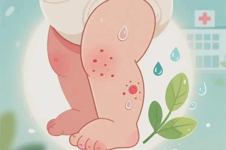寶寶大腿容易起濕疹可以徹底自愈嗎(圖4)
