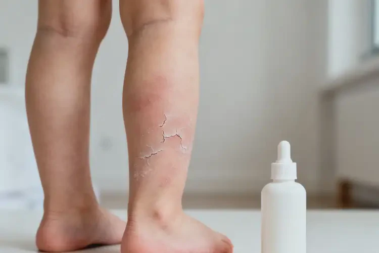 小孩小腿上出現(xiàn)濕疹不管它會自己痊愈嗎(圖3)