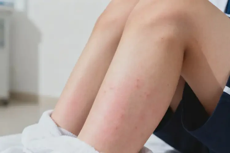 中學(xué)生小腿偶爾長濕疹可不可以徹底自愈(圖2)