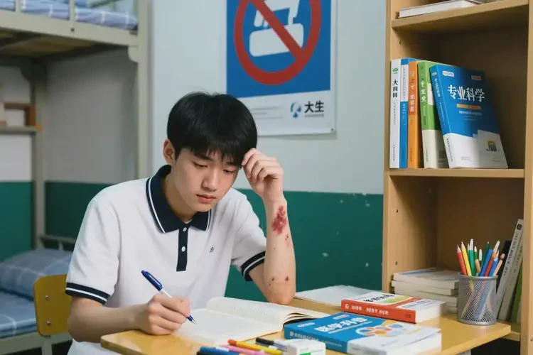 大學生四肢容易起濕疹不管它會自己痊愈嗎(圖1)