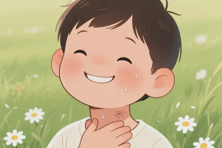 孩子脖子出現(xiàn)濕疹不管它會自己自愈嗎(圖3)