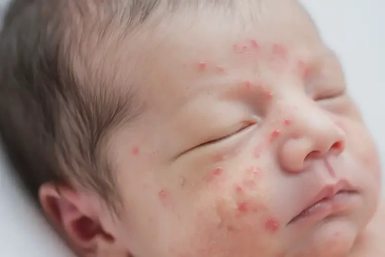 新生兒面部容易長濕疹能靠自己自愈嗎(圖4)