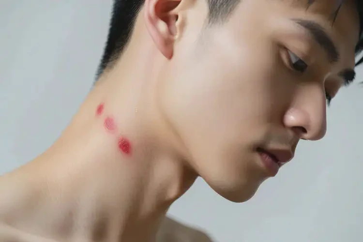 男人脖子上偶尔起湿疹不管它会自己自愈吗(图4)