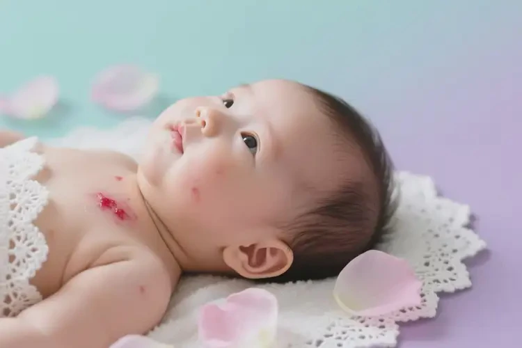 婴幼儿脖子上有湿疹不管它会自己痊愈吗(图1)