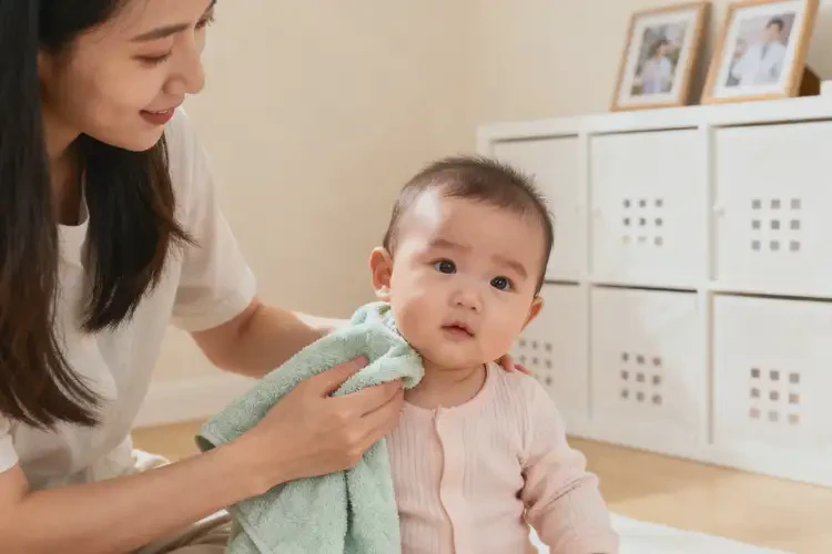 嬰幼兒脖子出濕疹能靠自己自愈嗎(圖2)